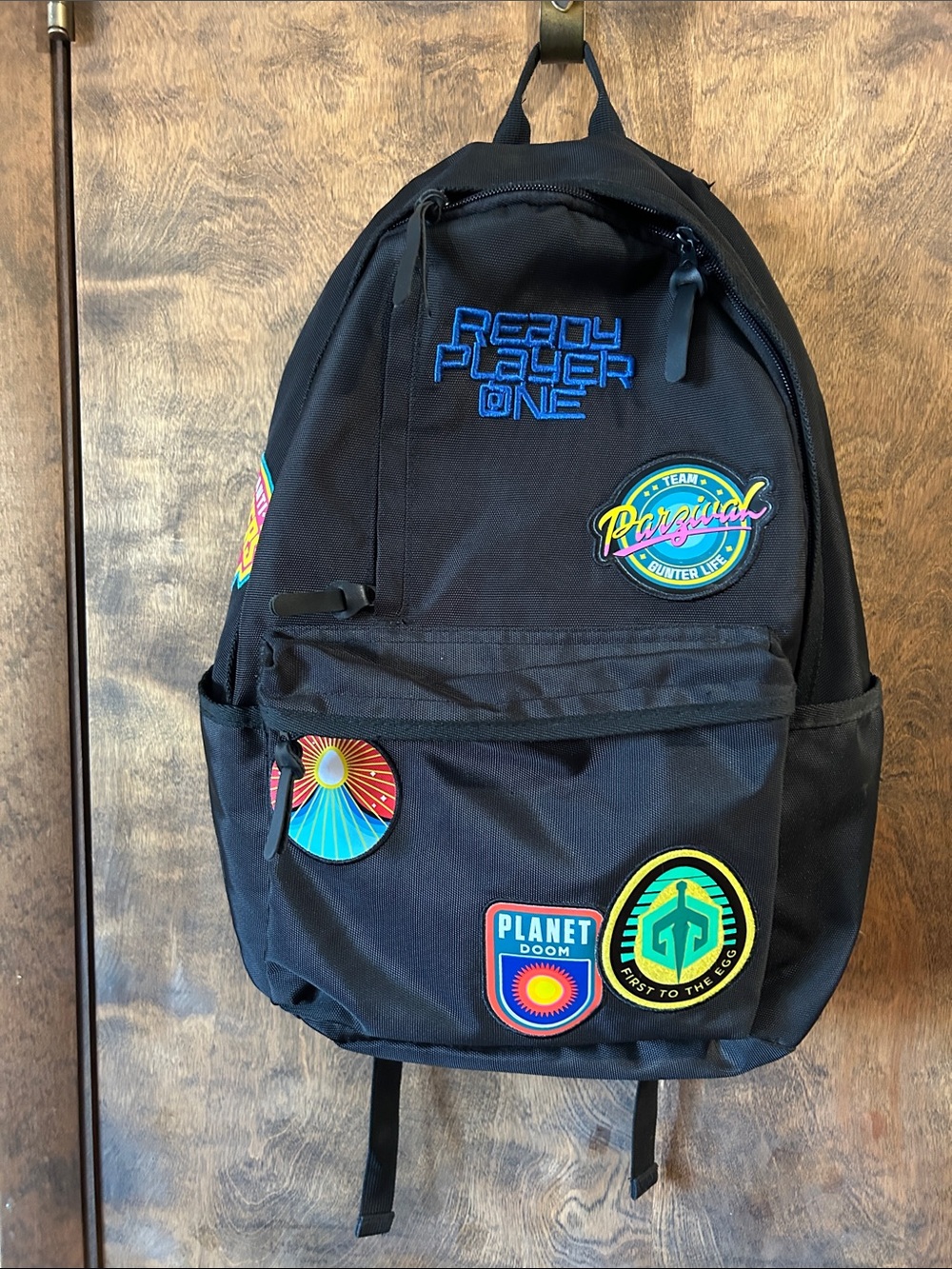 Black Patch Backpack Ready player one